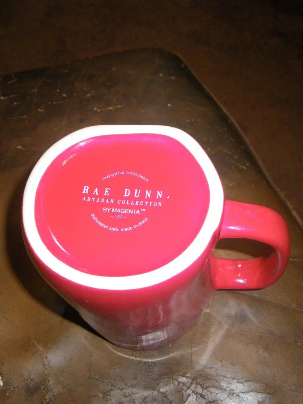 Rae Dunn Large Ceramic Coffee Mug “FA LA LA!”